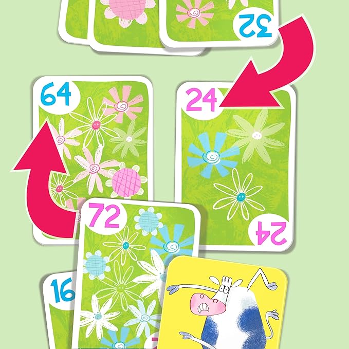 Melon Rind Jump 8, Math Game for Kids Learning Multiples of 8, Lively, Fun Card Game, Quick Activity for Boosting Math Confidence, Easy Screenless Fun, Ages 8+