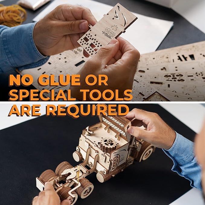 Ugears 70056 Heavy Boy Truck VM-03 Model Plywood DIY Model – Ecological Wooden Model