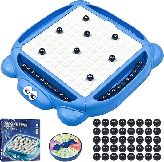 Magnetic Chess Game, Magnet Board Game with Board and 40 Stones, Innovative Table Top Magnetic Strategy Puzzle Game for Kids Adults, Educational Multiplayer Games for Christmas Birthday Party