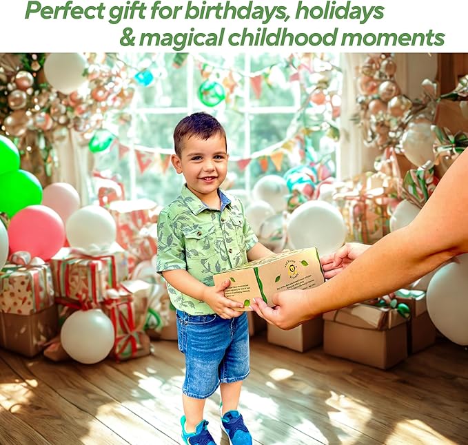 Snaily's Journey – Step by Tiny Step | Wooden 2-in-1 Pull Toy & Removable Shape Sorter Drum | Educational Animal Pull-Along for Toddlers | Fine Motor Skills Development | Gift for Boys & Girls