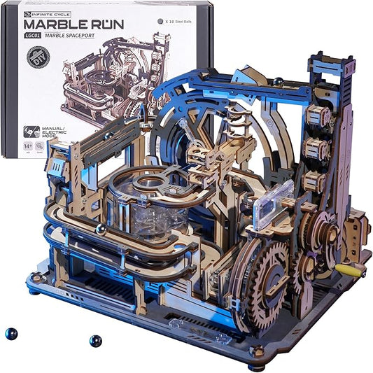 RoWood 3D Puzzles for Adults,Wooden Puzzles for Adults,Marble Run Model Kits,3D Wooden Puzzles Gift