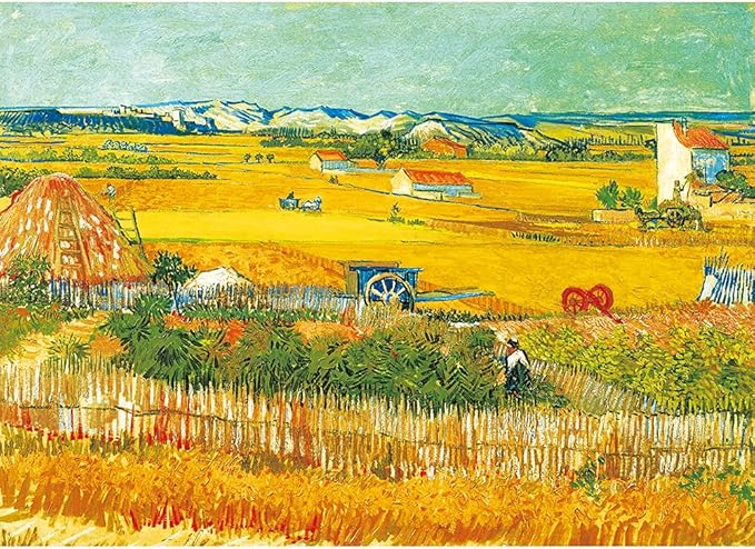 MaxRenard Game 1000 Pieces Jigsaw Puzzle Fine Art Collection Toy Bumper Harves by Vincent Willem Van Gogh