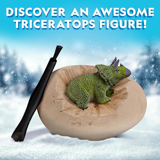 NATIONAL GEOGRAPHIC 2025 Dinosaur Advent Calendar - Christmas Countdown Calendar with 24 Dino Activities & Figures, Paint A Dinosaur Racer, Create a Clay T. Rex, Excavate a Dino Tooth Replica & More