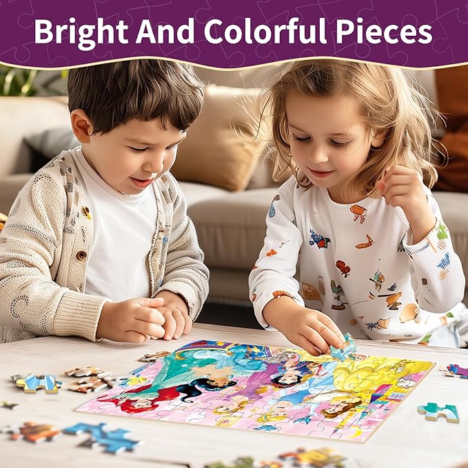 60 Piece Kids Puzzles, Puzzle for Kids Ages for 5,6,7,8,9,10,11,12 Boys and Girls Toy Puzzles