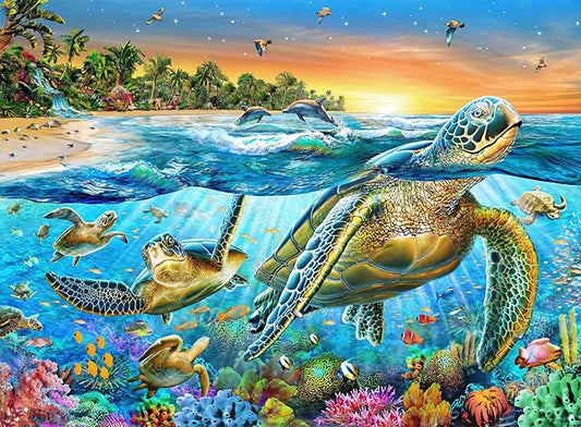 Puzzles for Kids Ages 4-6 8-10 Year Old - Underwater World,100 Piece Puzzle for Toddler Children Learning Educational Puzzles Toys for Boys and Girls