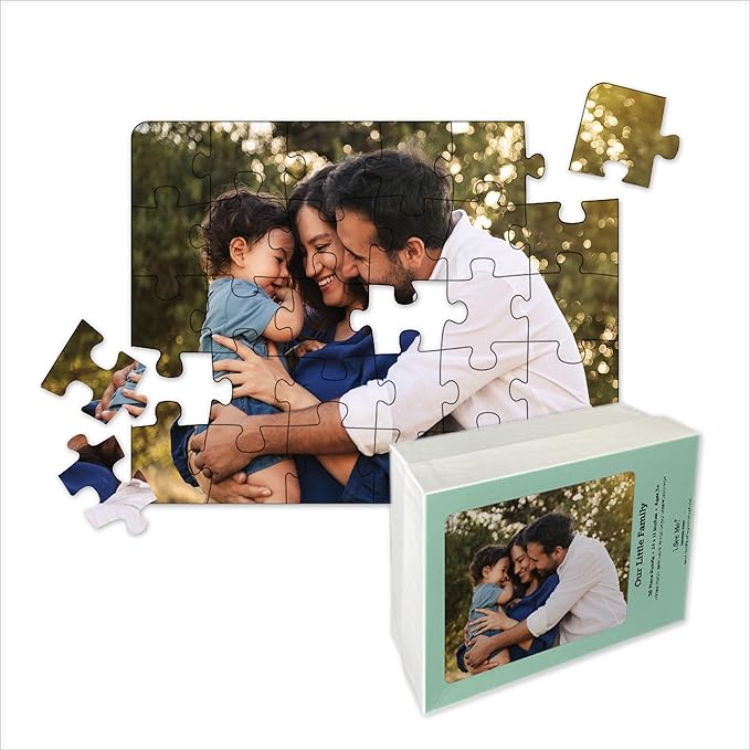 Photo Puzzle, Pet, Wedding, Family Reunion Puzzle | 30 Piece, Custom Jigsaw Puzzle for Adults (Horizontal/Landscape) | 14" x 11" | I See Me!