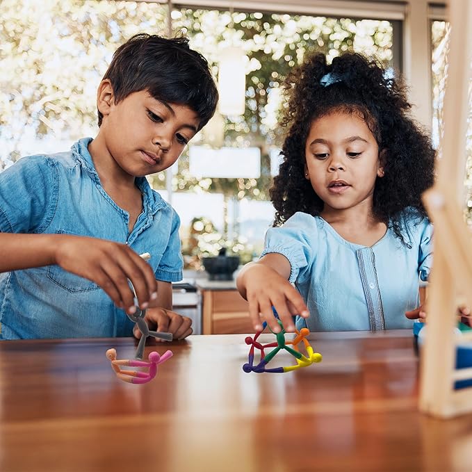 MAGMEN Magnetic Fidget Toys 5 Pack Travel Entertainment for Kids Ages 3 and Up STEM Sensory Toys for Airplane Car Trips & Quiet Play.