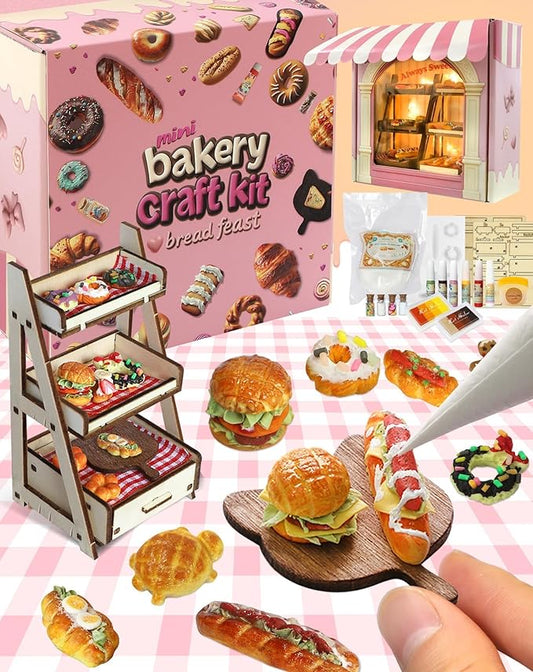 iLAND Air Dry Clay Crafts for Girls 8-12 Cute Arts and Crafts for Kids Fun Kid Activities on Lovely Modeling Clay Kit DIY Crafting for Teens Birthday Gifts for Girls 10-12 13 Christmas Gifts Creative