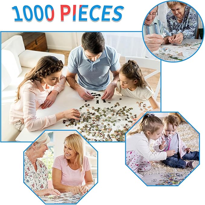 1000 Piece Puzzle for Adults, Funny Monster Chorus Jigsaw Puzzle, Fairytale Puzzles, Challenging Puzzles for Adults 1000 Pieces, Gift Ideas Home Decoration Puzzle, Interlock Perfectly No Dust