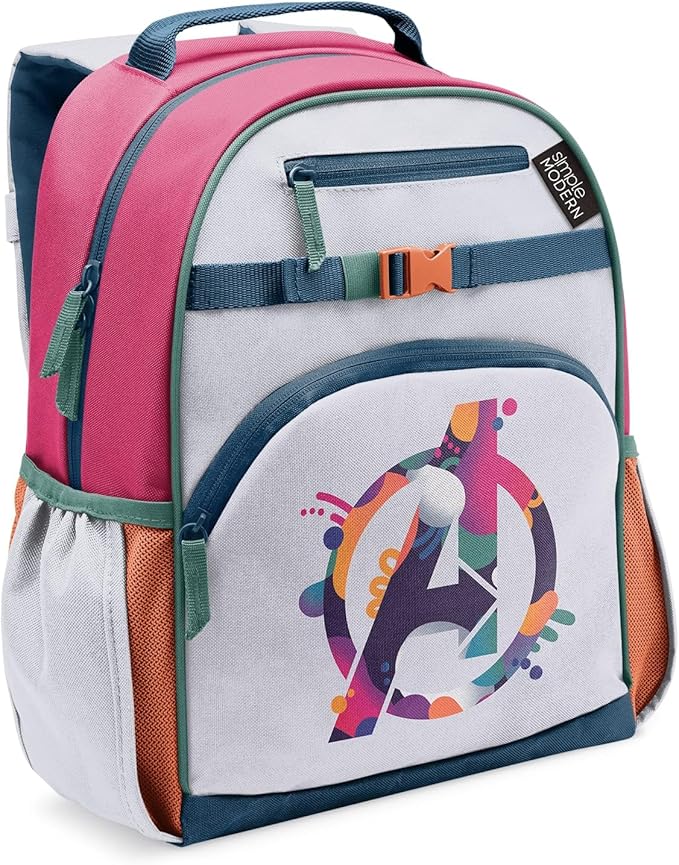 Simple Modern Medium Marvel Toddler Backpack for School Girls and Boys | Kindergarten Elementary Kids Backpack | Fletcher Collection | Kids - 15" tall | Avengers Assemble