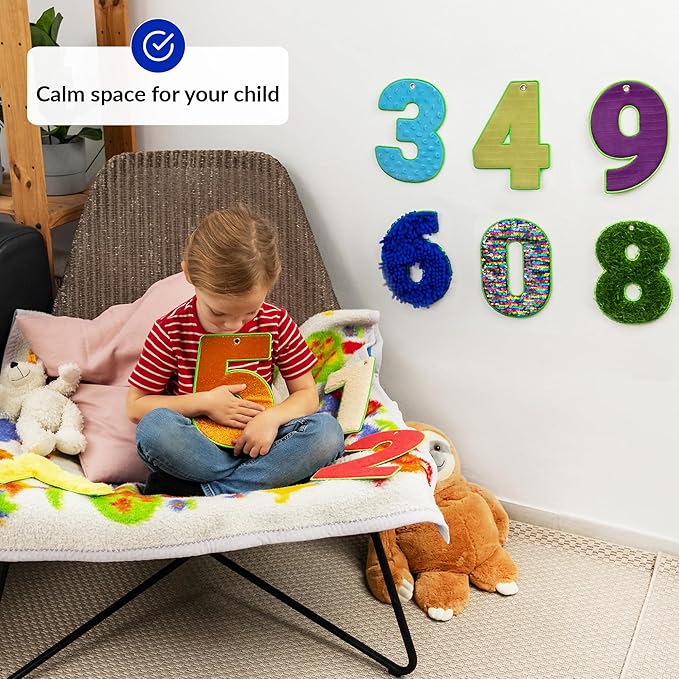 ODOXIA Sensory Mats for Autistic Children | Wall Tiles With Different Textures & Colors | Sensory Rug | Panel for Kids