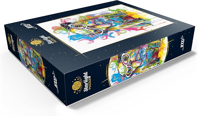 MyPuzzle Bulldog Fun - Premium 1000 Piece Jigsaw Puzzle for Adults