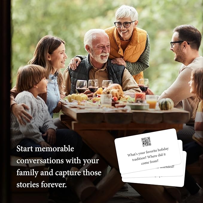 Storied Family Tree Kit, Ancestry & Family History Research with Memory Keepsake Book & Conversation Cards, Genealogy Story Telling Set, 12-Month Subscription to Plus & StoriedBook™ Studios