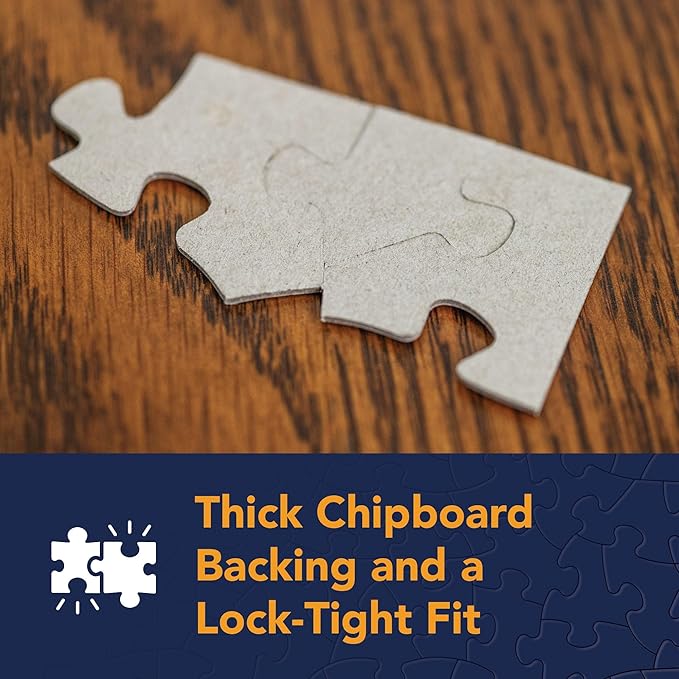 Bits and Pieces Woodland Stream Jigsaw Puzzle by Steve Read — Available in 50/100/200/300/500/1000 pcs — 15"×19", 18"×24", 20"×27" — Random Die-Cut, Nature/Deer/Stream Art (300 Piece Puzzle)