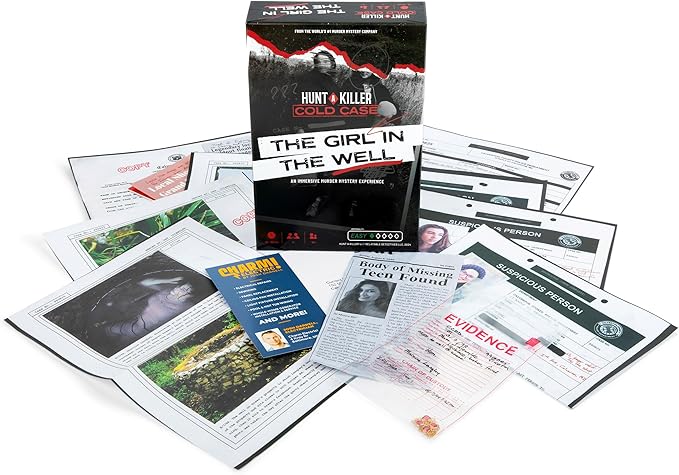 Hunt A Killer: Cold Case: Girl in The Well, an Immersive True Crime Experience and Halloween Mystery Party Game for Adults, Perfect for Halloween Game Night & Fans of Criminal Minds or Forensic Files