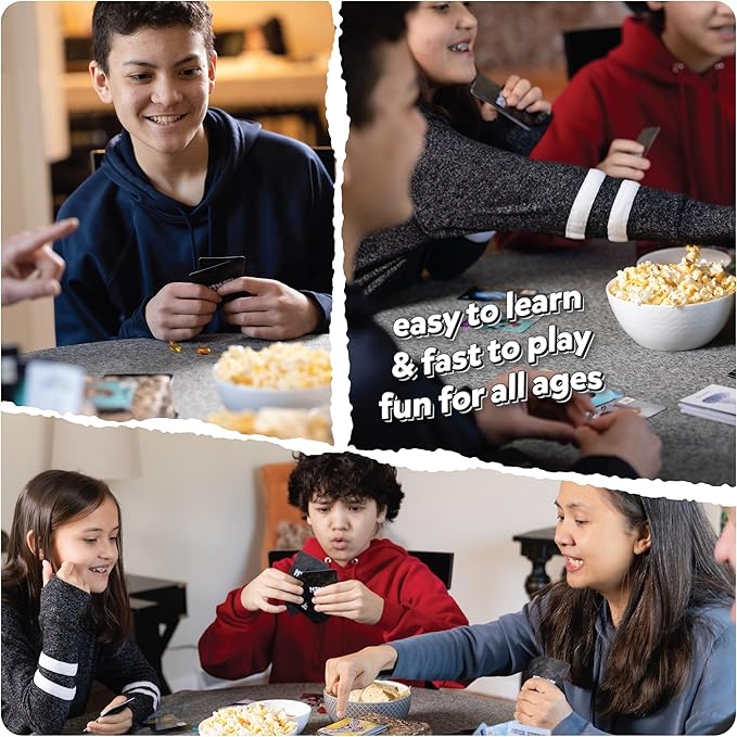 Card Games for Kids 8-12 Ninja Sloths 2 + Players, Ages 8+ Strategic Fun Family Games for Kids 8-12, Teens and Adults Easy to Learn & Quick, Strategy | Christmas Family Game Night, Kid and Adults