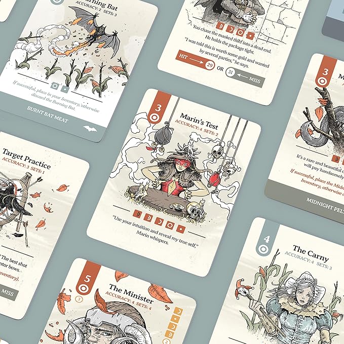 Spire's End: Hildegard Card Game, Add to Your Choose-Your-Path Adventure and Strategy Board Games, Immersive Solo or Cooperative Play for Ages 16 and Over, 1-2 Players, 30-180 Minute Playtime