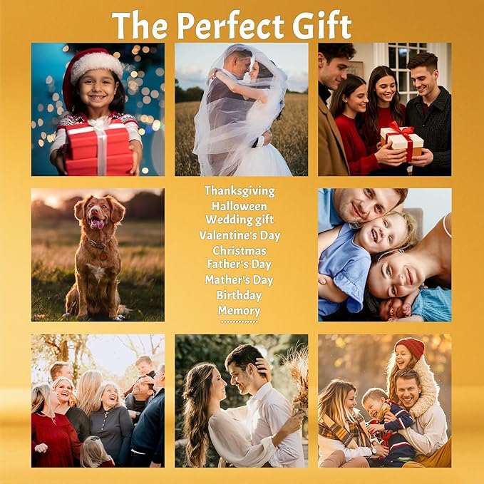 Custom Puzzle, Personalized Puzzle from Photos, Customized Puzzle 120/200/300/500/1000/1500 Pieces for Family, Christmas, Pet, Birthday, Wedding Gift