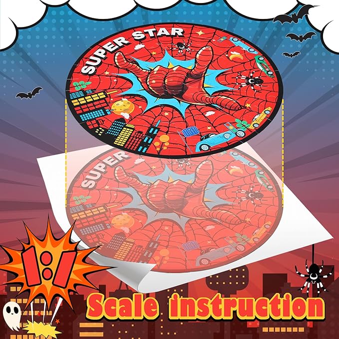 Halloween Spider Web Floor Puzzle for Kids 4-8, 70pcS Jumbo Floor Puzzle Preschool Toys Educational Puzzles for Toddlers 3 4 5 6 7 8 Year Old Boys Girls, Boo Basket Toys