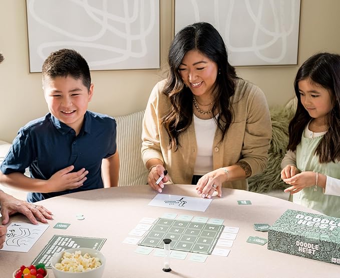 The Quick Drawing and Deduction Family Party Game for Kids, Tweens, Teens, College Students, Adults & Families - Perfect for Fun Parties and Board Games Night with Your Group