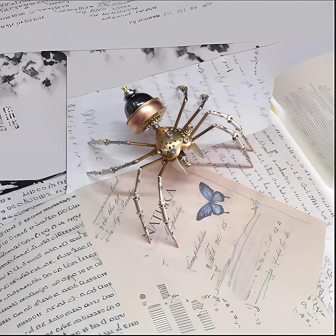 Mechanical Metal DIY 3D Insect Brass Puzzle (Jumping Spider)