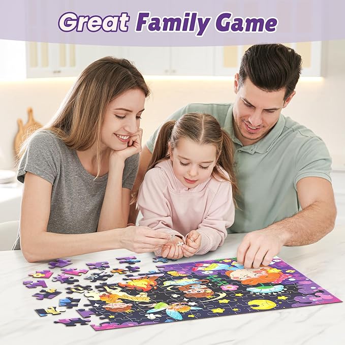 ELX Jigsaw Puzzle for Kids 3+, Floor Puzzle for Preschool Learning (19.7 X 15 in) (YGPT-Dream)
