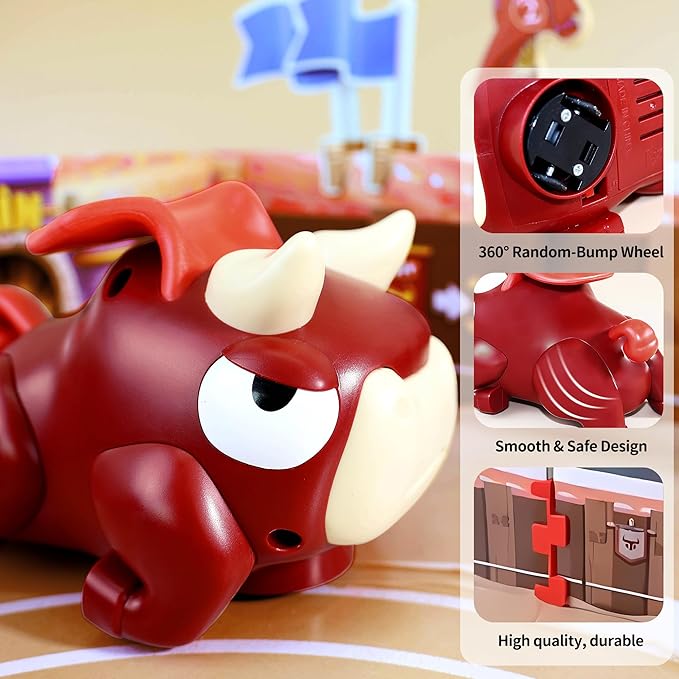 Matador Bullfighting Board Game – Fun Family Game for Kids Ages 6-12, Interactive Strategy Game for 2-4 Players, Perfect for Family Game Night, Parties, Travel