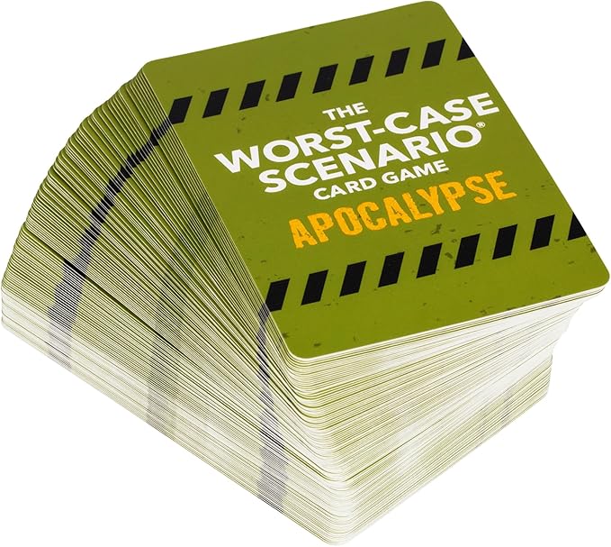 MOOSE GAMES The Worst-Case Scenario Card Game Apocalypse | Match How Players Rank Five Apocalyptic Scenarios from Bad to Worst | Score Points and Win! for Ages 14 to Adult for 3 to 6 Players