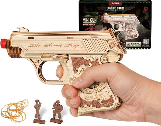 ROKR 3D Wooden Puzzles for Adults,113 Pieces Wooden Puzzle,Model Building Kit for Adults