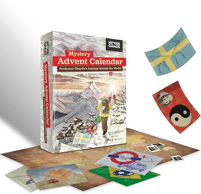 Hidden Games - Professor Charlie's World Tour - Advent Calendar 2025 - a Puzzle Game in 24 Episodes (English Edition)