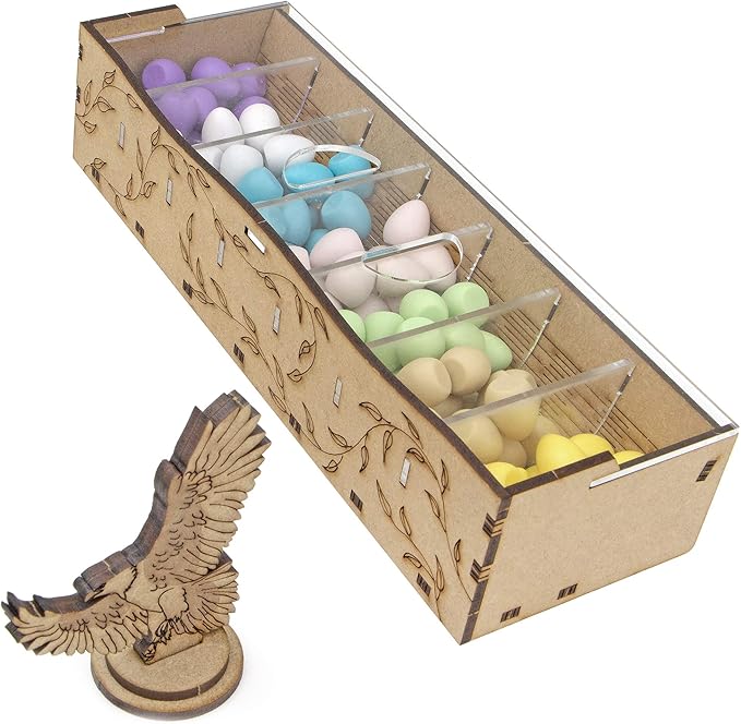 TowerRex Organizer for Wingspan Board Game and European Expansion, Oceania Expansion, Storage Insert, Not for Asia