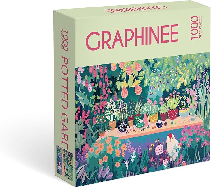 Jigsaw Puzzles for Adults 1000 Pieces, Plant Garden Puzzle, Colorful as Home Wall Decor for Family Challenging Games