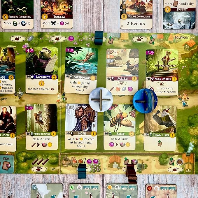 Everdell Duo – 2-Player Standalone Board Game with Competitive, Co-Op & Campaign Modes – Strategy Game with Woodland Theme, Ages 10+, Fast 30-Minute Gameplay