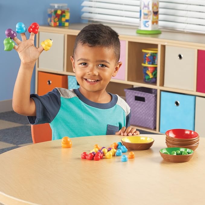 Learning Resources Birds in a Nest Sorting Set, Fine Motor Toy