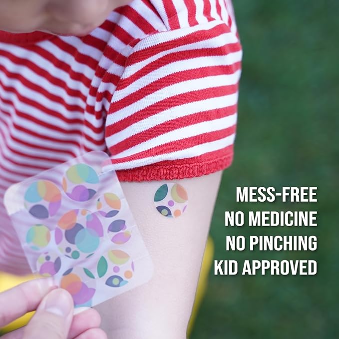 Quitch Mosquito Bite Itch Relief Patch, After Bite Insect Bite Treatment, Anti Itch Cream Alternative, Insect Bite Relief, Cruise, Travel and Camping Essential for Kids