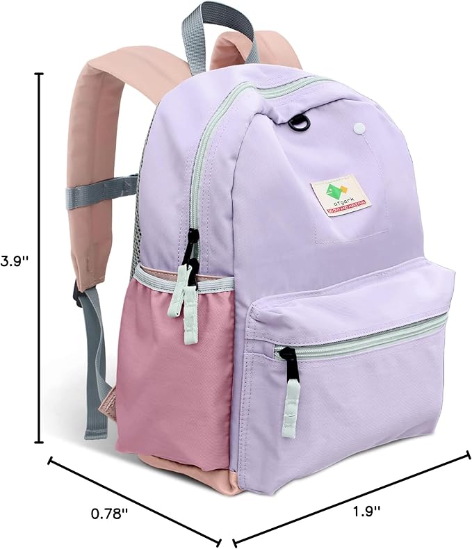 Preschool Toddler Backpack For Boys Girls, School Mini & Travel, Small Kids Child Backpacks, Kindergarten Elementary bag, 12" H, 2-4