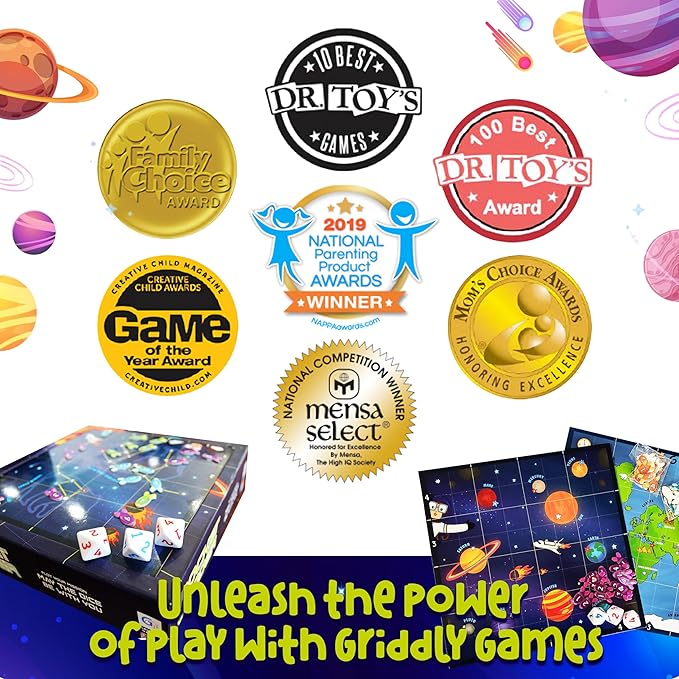 RocketLander: The Ultimate STEM Board Games for Kids 8-12 | Boost Critical Thinking & Problem-Solving Skills | Mensa-Winning Strategy Game | Math & Educational Games for Kids Ages 8-12