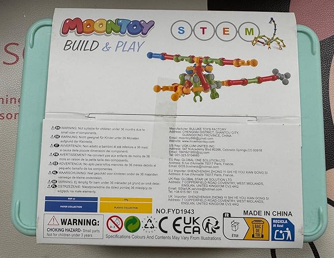 MOONTOY STEM Kits Building Toys for 3 4 5 6 7 8 Year Old Boy Girl Birthday Gift, Educational Building Blocks for Kids Ages 3-5 5-7 4-8 6-8, Preschool Engineering Set Creative Activities Classroom Game