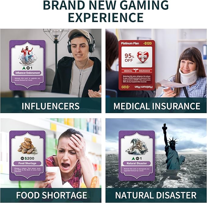 Paycheck to Billionaire: Master Financial Freedom - Smart Investing & Cost Management Board Game - Ideal for Game Night, Educational Play - Perfect for Boys and Girls Ages 8+, Adults and Family