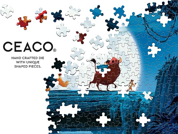 Ceaco - Disney - The Lion King - Glow in The Dark - 100 Piece Jigsaw Puzzle