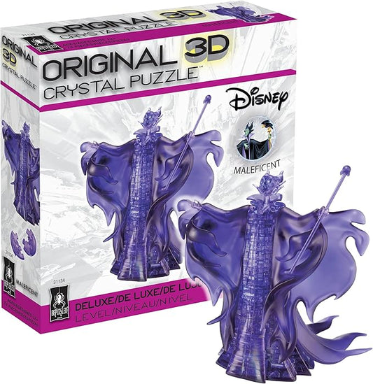 BePuzzled | Disney Maleficent Deluxe Original 3D Crystal Puzzle, Ages 12 and Up