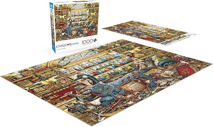 Buffalo Games - Charles Wysocki - Elmer and Loretta - 1000 Piece Jigsaw Puzzle for Adults -Challenging Puzzle Perfect for Game Nights - Finished Size is 26.75 x 19.75