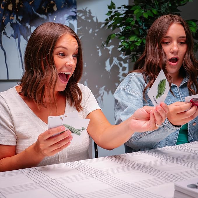 SLAPZI - The Fast-Matching, Card-Slapping Game, Match Picture Cards to Clue Cards and Slap Down Your Match, Fast, Fun and Easy, Perfect for Family Game Nights & Parties. for 2-8 Players, Ages 8+