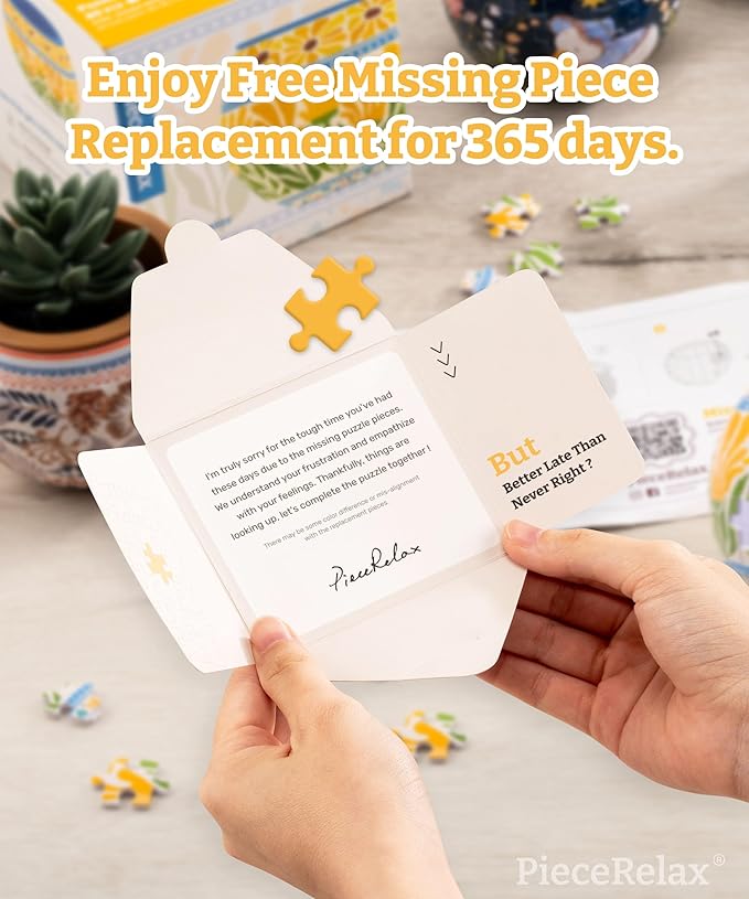 PieceRelax 3D Puzzle Planter 80 Pieces - Flower Pot - Hello Pumpkin Season, Home Decor Flower Pots for Indoor Cactus, Succulents Pots [K1107]