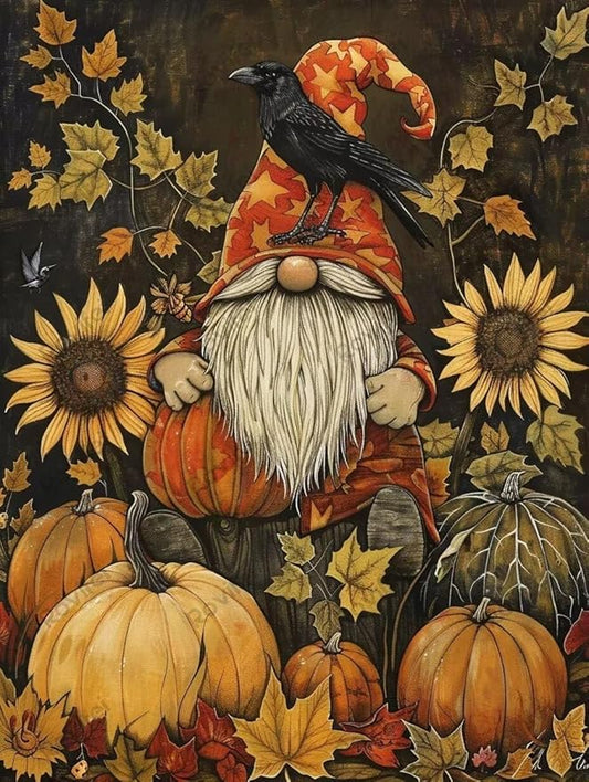 1000 Piece Puzzles for Adults, Thanksgiving Gnome Fun and Educational Jigsaw Puzzles for Kids, Each Piece is Unique - for Home Decor Room Decor Halloween Decor, Gifts for Friend 30x20 inch