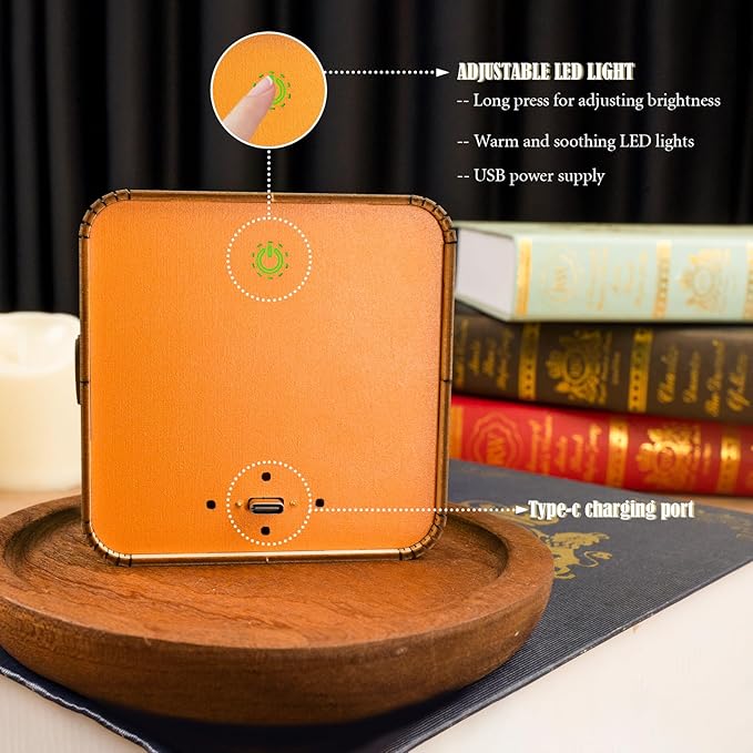 3D Puzzle Nightlight-DIY LED Light Winter Night Wooden Puzzle-Art Lamp and Craft Kits for Kids and Adults-Birthday Gifts Toys-Home Desk Decor Family Game