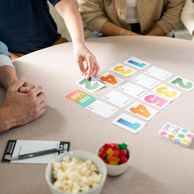 Party Game - The Card Game About How Your Friends and Family Rank Things - for Kids, Tweens, Teens, College Students, Adults, Families, Groups and Fun Parties with Polarizing Priorities