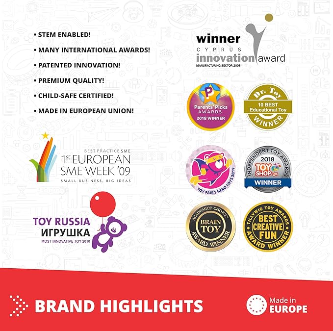 Engino STEAM Labs, How Viruses Work, STEAM Toys for Ages 8+, Experiment & Art Activities, STEM Project for Girls & Boys, Learning & Education Toys, 2 Model Building Set