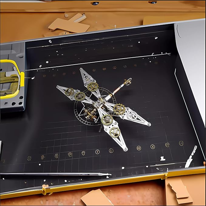 Mechanical Metal DIY 3D Insect Brass Puzzle (Dragonfly B)
