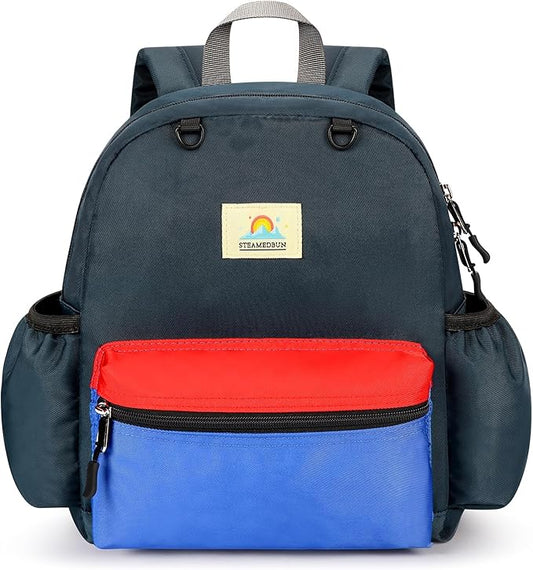 STEAMEDBUN Toddler Backpack for Boys 2-4: Preschool Kindergarten Backpacks - 12 inch Daycare Backpack